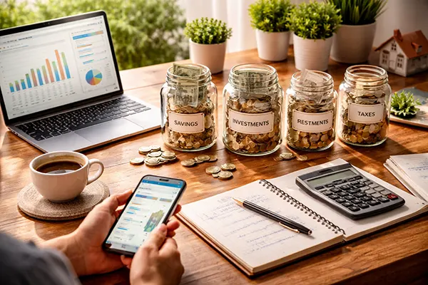 Revisão financeira trimestral